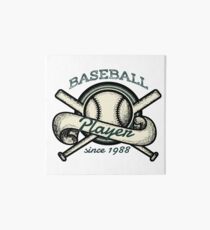 Vintage baseball Art Board