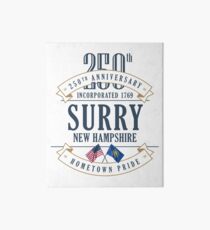 Surry, New Hampshire 250th Anniversary Art Board
