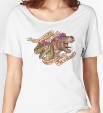 Frau erbt die Erde Baggyfit T-Shirt