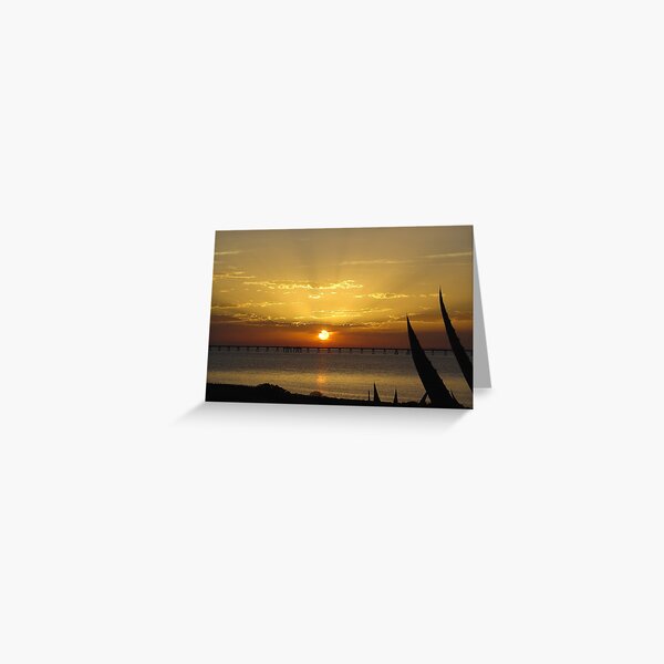 Sunset at Point Lowly, SA Greeting Card