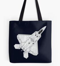 F 22 Stealth-Kampfflugzeug Tote Bag