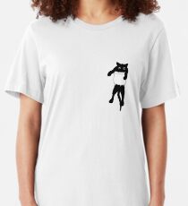 Cat in the pocket Slim Fit T-Shirt
