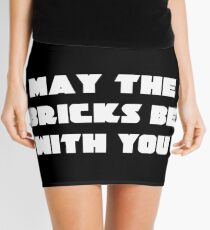 MAY THE BRICKS BE WITH YOU Mini Skirt
