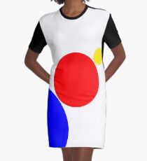 Kreiskunst T-Shirt Kleid
