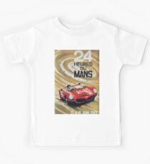 24hs Le Mans, 1963, Vintages Plakat Kinder T-Shirt