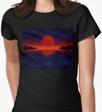 Mars next to Earth Women's Fitted T-Shirt