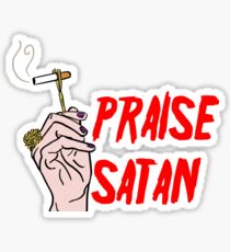 Lobe den Satan Sticker