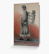 The Gatherer Greeting Card