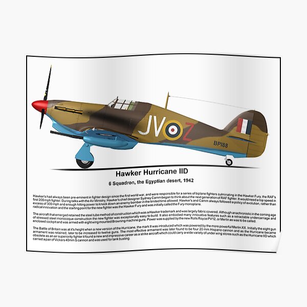 Hawker Hurricane Aufkleber