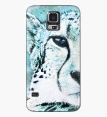 Frostiger Gepard Hülle & Klebefolie für Samsung Galaxy