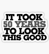 50th birthday humor Sticker