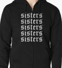 Schwestern James Charles Merch Repeat White Kapuzenjacke