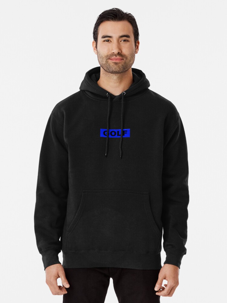 blue golf hoodie