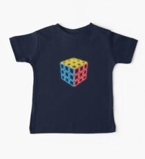 Neon Rubix Remix Baby Tee