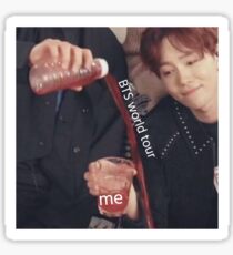 BTS world tour meme Sticker
