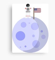 Lámina metálica Aterrizaje de la luna de Apolo