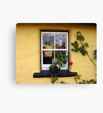 Bunratty Cottage Window Canvas Print