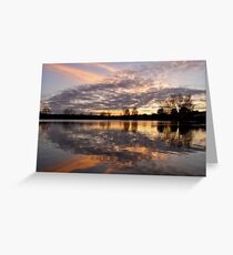 The Lough at sunset. Cork, Ireland Greeting Card