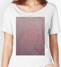 #Motif,  #Visual, #pattern #abstract #textile #design #decoration #art #element #illustration #vertical #colorimage #textured #backgrounds #seamlesspattern #retrostyle #oldfashioned #colors #styles Women's Relaxed Fit T-Shirt