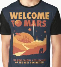 Willkommen auf dem Mars Grafik T-Shirt