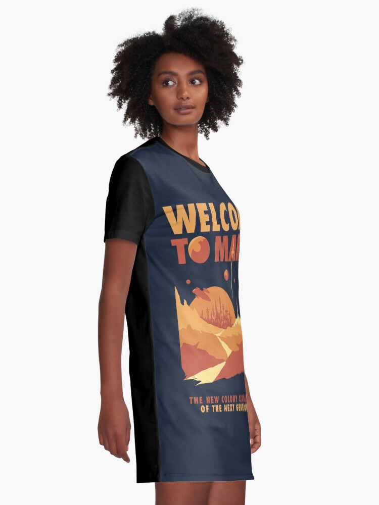 Alternate view of Welcome to Mars Graphic T-Shirt Dress