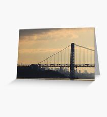 George Washington Bridge Greeting Card