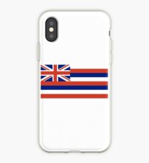 Hawaii state flag sticker iPhone Case