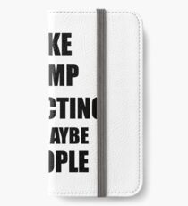 STAMP COLLECTING Lover Funny Gift Idea I Like Hobby iPhone Wallet/Case/Skin
