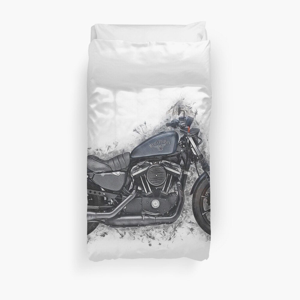 "Harley Davidson" Duvet Cover by MitchellAK Redbubble