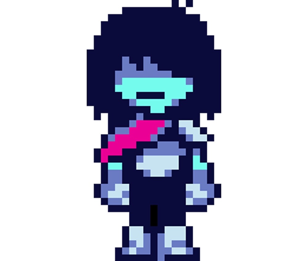 Deltarune Kris Sprite Back