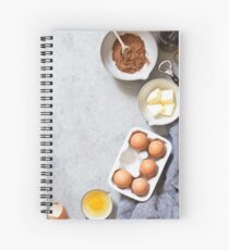 Getting ready to bake Spiral Notebook