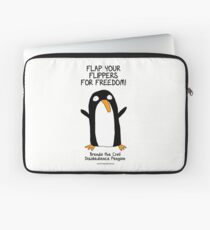 Brenda the Civil Disobedience Penguin Laptop Sleeve