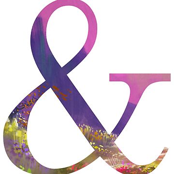 Artwork thumbnail, Ampersand Sign. Beautiful Ampersand Symbol. Inspirational Decor. by BDMcT
