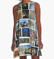 Most Famous Paintings #Most #Famous #Paintings #FamousPaintings VanGogh StarryNight VincentVanGogh A-Line Dress