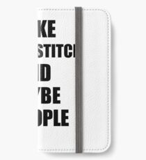 CROSS-STITCH Lover Funny Gift Idea I Like Hobby iPhone Wallet/Case/Skin