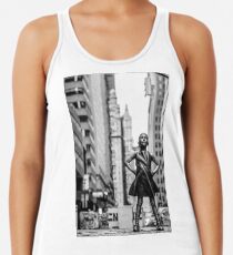 Camiseta de tirantes para mujer Chica sin miedo de la ciudad de Nueva York