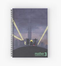 Minimalist Video Game Art: Mother 3 Spiral Notebook