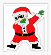 Dabbing Santa Shirt Christmas Boys Kids Men Xmas Gifts Tees Sticker