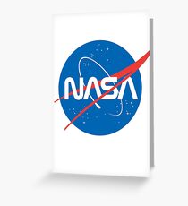 NASA Future Retro Greeting Card
