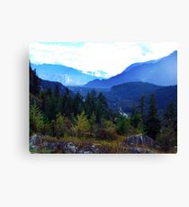 Coast Mountains,B.C. Canvas Print