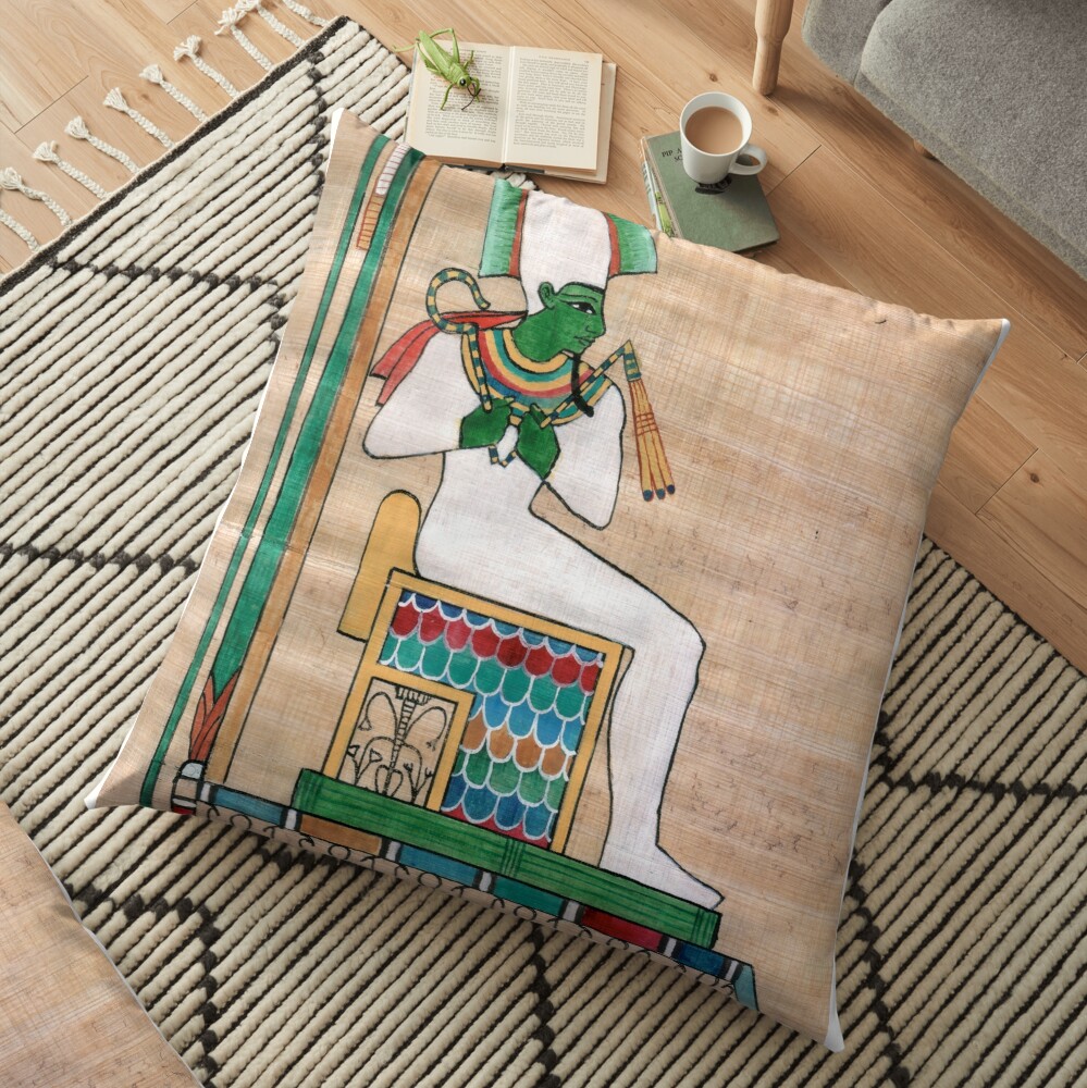Divine principles: Osiris Floor Pillow