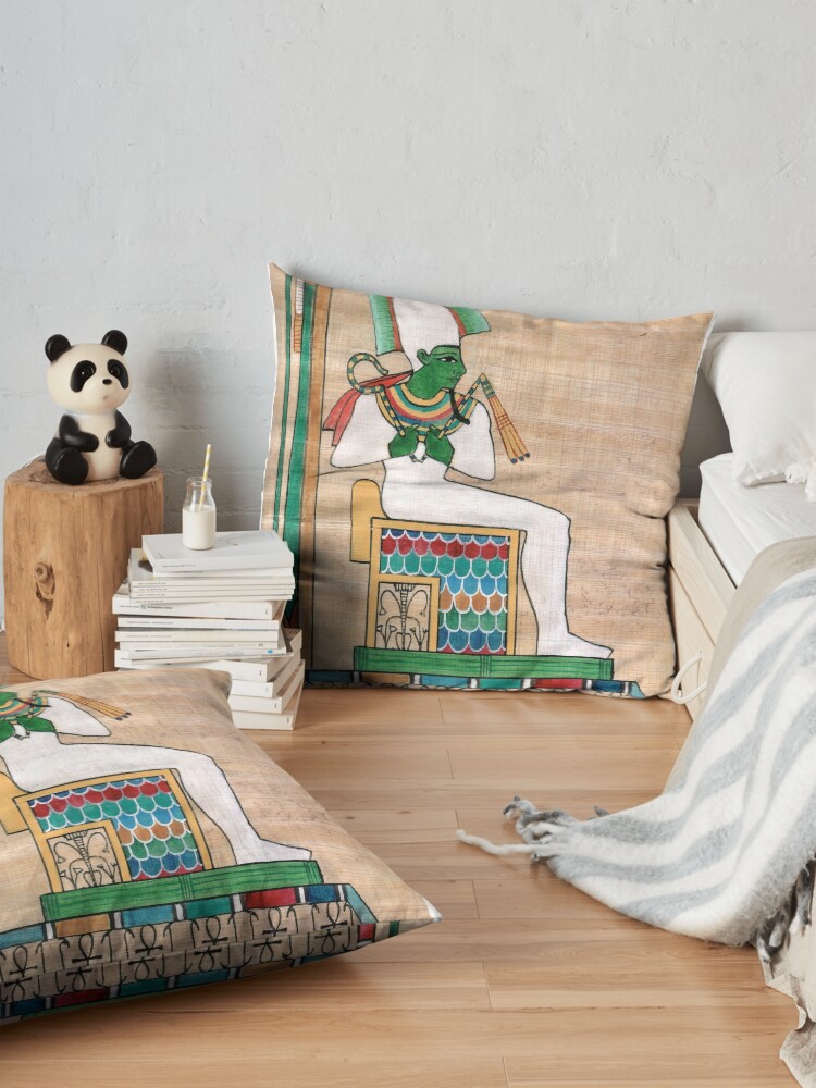 Alternate view of Divine principles: Osiris Floor Pillow