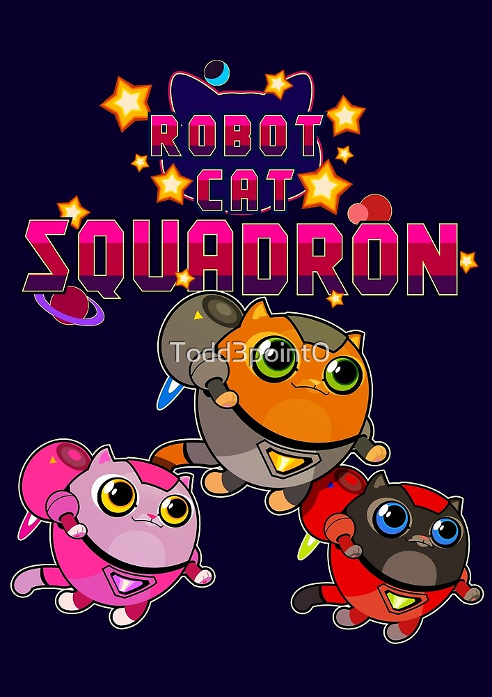 Robot Cat Squadron by Todd3point0