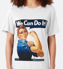 Rosie the Riveter Tshirt Slim Fit T-Shirt