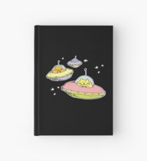 Cuaderno de tapa dura gatos espaciales