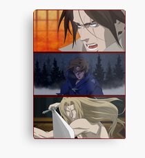 Castlevania Triptych Metal Print