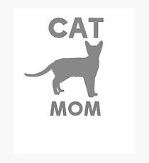 Cat Mom Photographic Print
