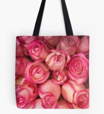 Pink Roses Tote Bag