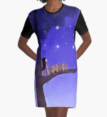 Wish Upon A Star Graphic T-Shirt Dress
