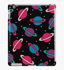 Neon Space Planets Pattern iPad Case/Skin
